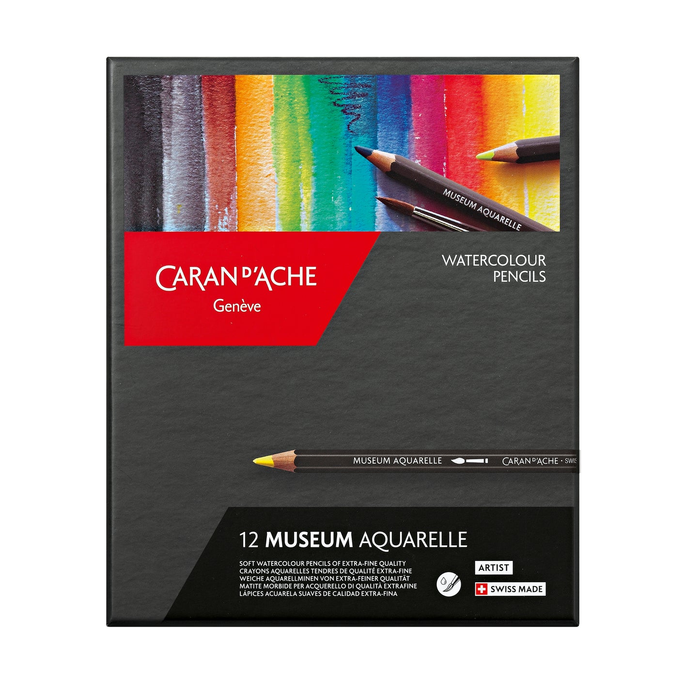 Standard Box of 12 Colours MUSEUM Aquarelle