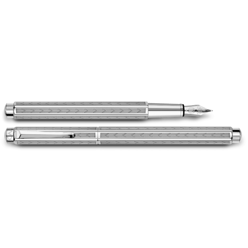 Platinum-Coated ECRIDOR™ CHEVRON Fountain Pen