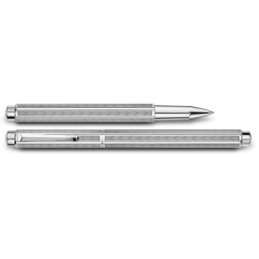 Platinum-Coated ECRIDOR™ CHEVRON Roller Pen