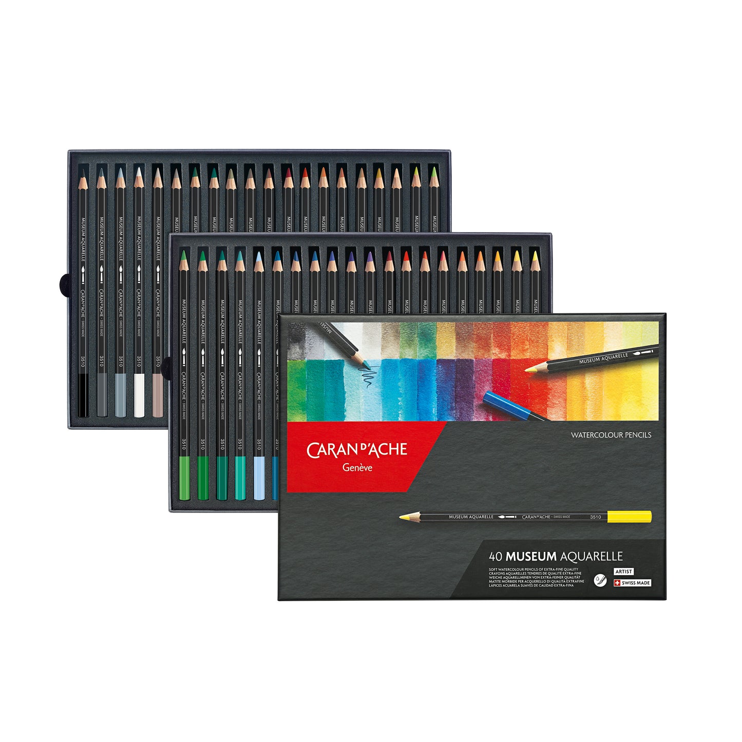 Box of 40 Colours MUSEUM Aquarelle