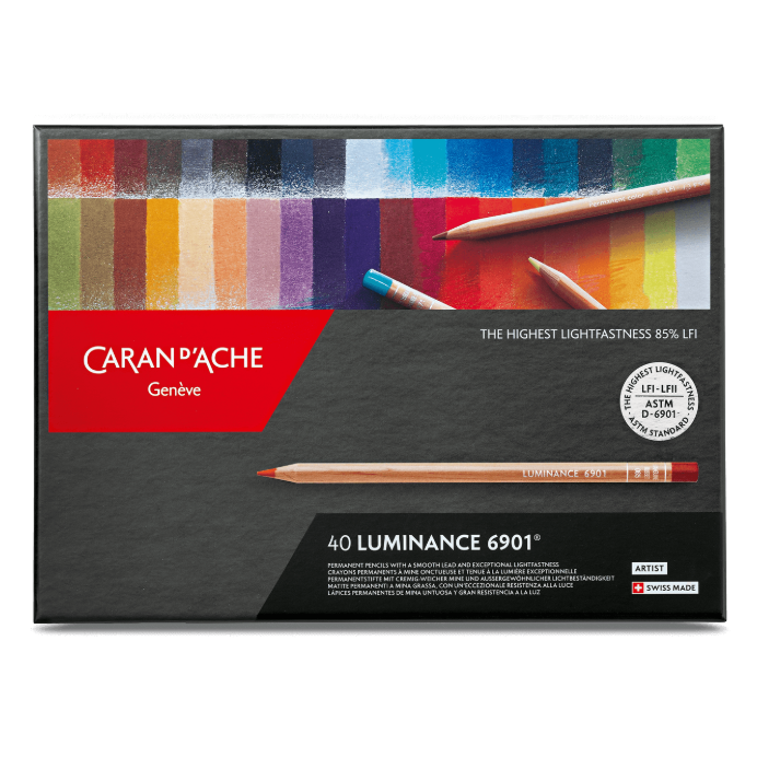 Caran D'Ache Box of 40 Colours LUMINANCE 6901™