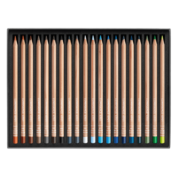 Caran D'Ache Box of 40 Colours LUMINANCE 6901™