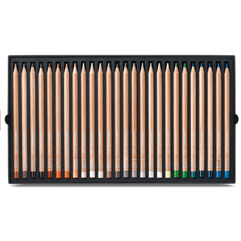 Caran D'Ache Box of 76 Colours LUMINANCE 6901™ + 2 Full Blender