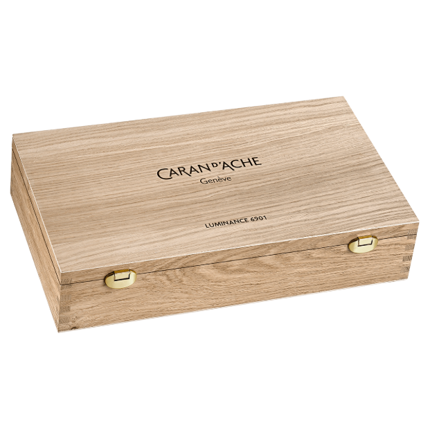 Caran D' Ache Luminance 6901™ Coloured Pencils Wooden Case of 100