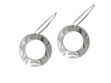 Load image into Gallery viewer, Silver Pewter Equilibrium Earrings
