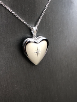 Load image into Gallery viewer, North Star Heart Locket
