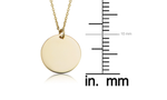 Load image into Gallery viewer, 14K Gold Disc necklace  ~Simple yet elegant.~
