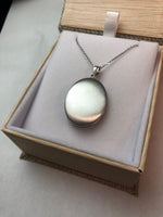 Load image into Gallery viewer, Oval Love You to the Moon Locket
